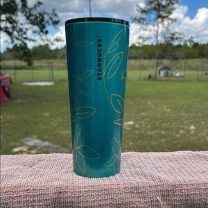 Starbucks 2022 Teal Shimmer 24 oz Stainless Steel Tumbler